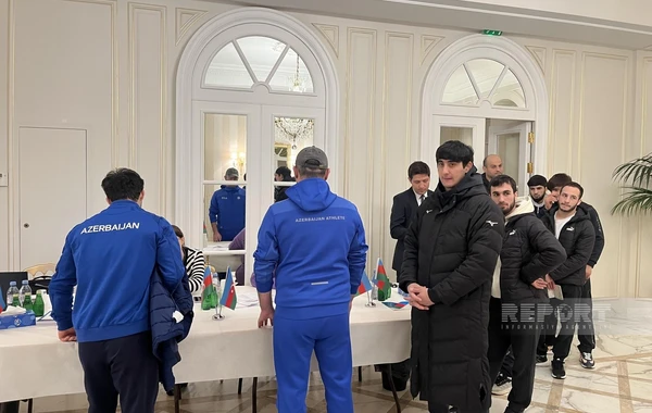 Cüdo üzrə Azərbaycan milli komandasının üzvləri Parisdə səs veriblər - FOTO/VİDEO