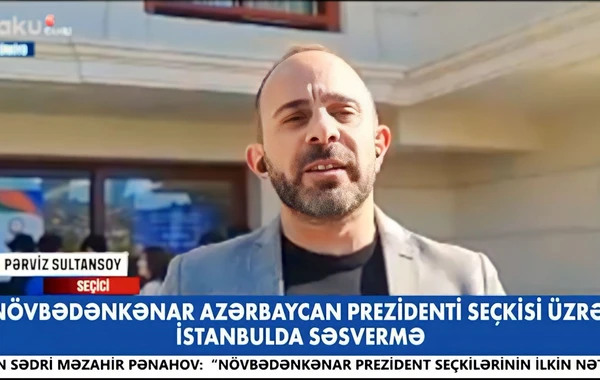 BAKU TV Türkiyədə səsvermə prosesindən son durumu təqdim edir - VİDEO