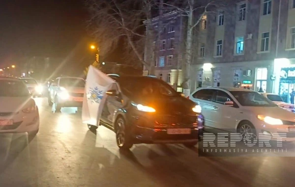 Naxçıvanda Prezident İlham Əliyevə dəstək yürüşü keçirilib - FOTO