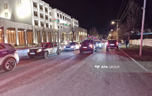 Şuşa şəhərində yürüş keçirilir - FOTO