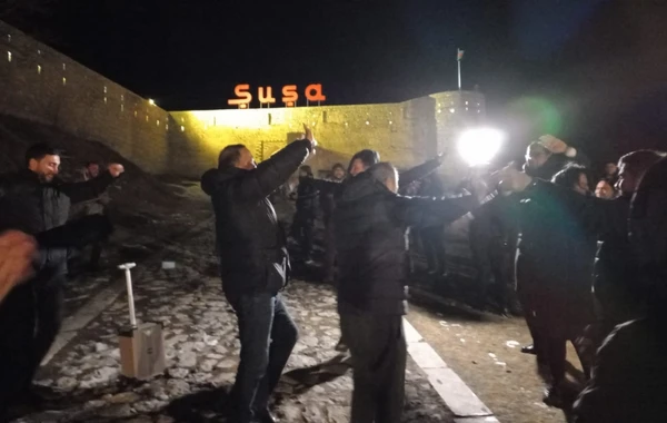 Şuşada atəşfəşanlıq - FOTO