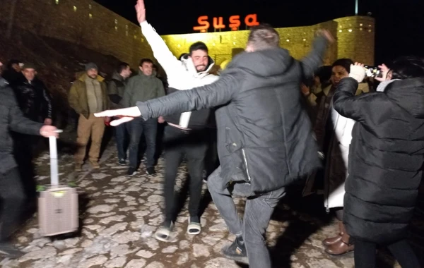 Şuşada atəşfəşanlıq - FOTO
