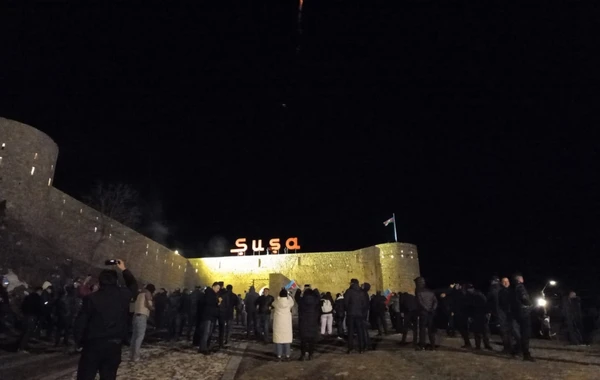Şuşada atəşfəşanlıq - FOTO