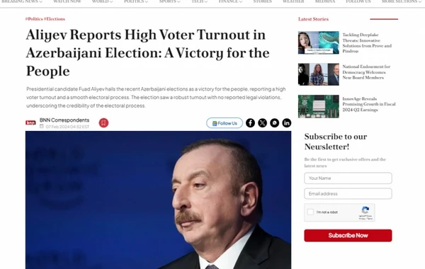 Azərbaycanda prezident seçkiləri: Xalqın qələbəsi və xalq üçün qələbə