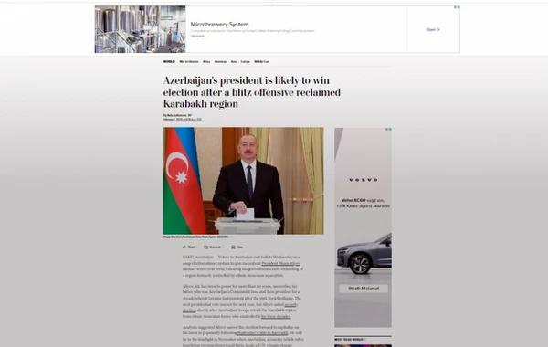 Azərbaycanda prezident seçkiləri: Xalqın qələbəsi və xalq üçün qələbə