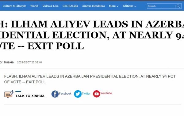 Azərbaycanda prezident seçkiləri: Xalqın qələbəsi və xalq üçün qələbə