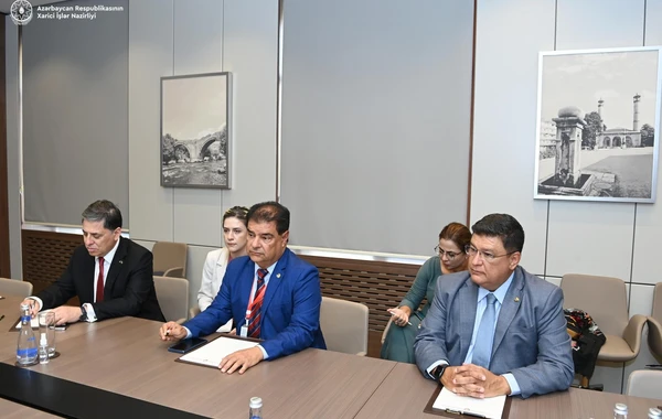 Ceyhun Bayramov Braziliya Federal Senatının nümayəndə heyəti ilə görüşüb - FOTO