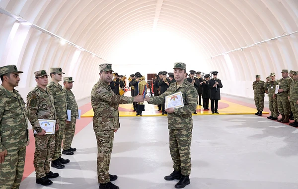 Quru Qoşunlarında daşqaldırma birinciliyi keçirilib - FOTO