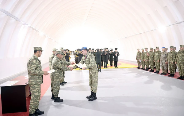 Quru Qoşunlarında daşqaldırma birinciliyi keçirilib - FOTO