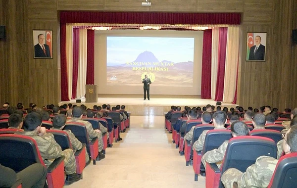Əlahiddə Ümumqoşun Orduda Naxçıvan MR-in 100 illiyi ilə bağlı silsilə tədbirlər keçirilir - FOTO/VİDEO
