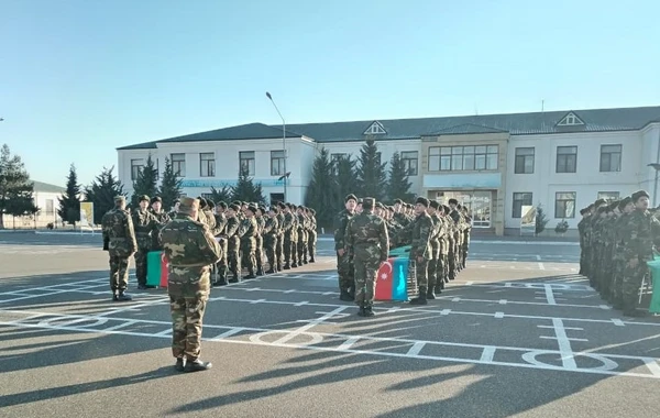 Mülki müdafiə qoşunlarında andiçmə mərasimi keçirilib - FOTO