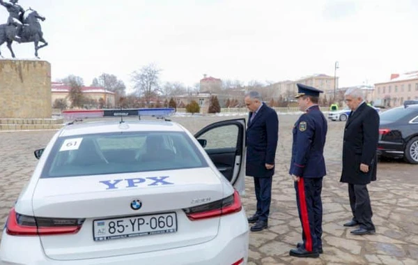 Naxçıvan DİN-ə 16 yeni xidməti avtomobil təqdim edilib - FOTO