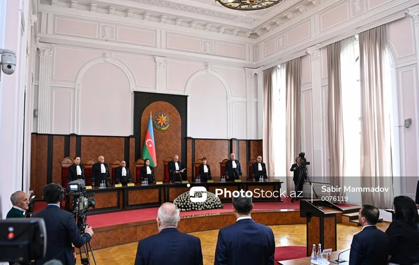 Konstitusiya Məhkəməsi İlham Əliyevin qalibiyyətini təsdiq etdi - YENİLƏNİB + FOTO/VİDEO