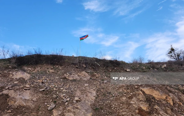 Azərbaycan sərhədçilərinin şərti sərhəddə darmadağın etdiyi erməni postu - FOTO - VİDEO