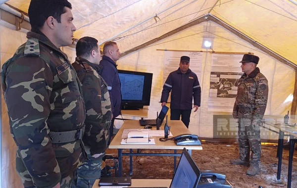 Naxçıvanda qar uçqunlarının nəticələrinin aradan qaldırılması ilə bağlı təlim keçirilib - FOTO