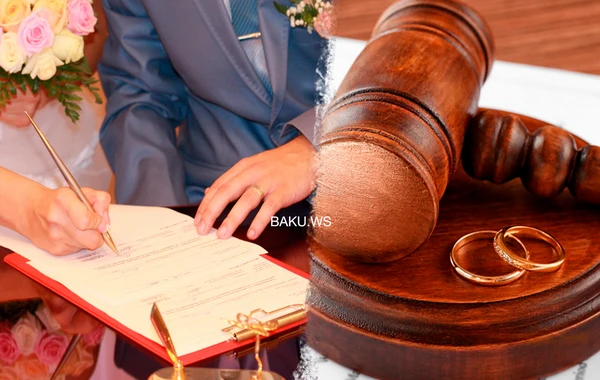 Ötən il nikahların sayı azalıb, boşanmalar artdı