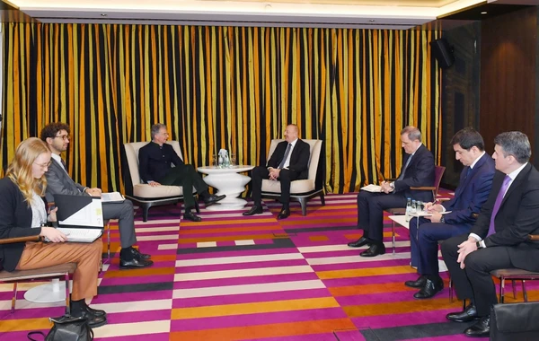 Azərbaycan Prezidenti Münxen Təhlükəsizlik Konfransının sədri ilə görüşüb - YENİLƏNİB - FOTO