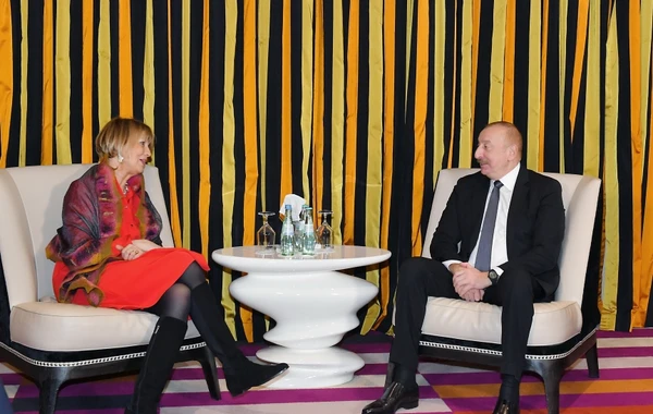 Prezident İlham Əliyev və ATƏT-in Baş katibi Helqa-Mariya Şmid Münxendə görüşüblər - YENİLƏNİB - FOTO