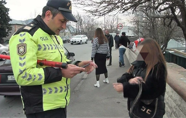 Qaydaları pozan sürücü və piyadalar cəzalandırıldı - FOTO