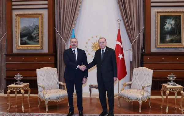 Azərbaycan və Türkiyə prezidentlərinin təkbətək görüşü olub - YENİLƏNİB - FOTO