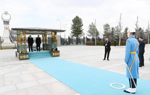 Prezident İlham Əliyevin Ankarada rəsmi qarşılanma mərasimi keçirilib - YENİLƏNİB - FOTO\VİDEO