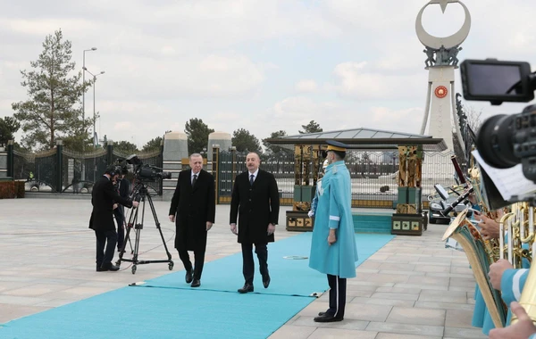 Prezident İlham Əliyevin Ankarada rəsmi qarşılanma mərasimi keçirilib - YENİLƏNİB - FOTO\VİDEO