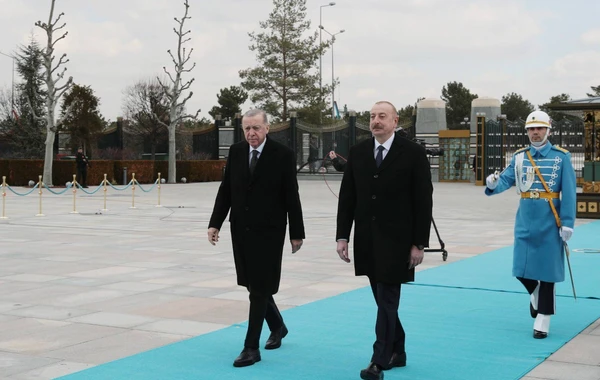 Prezident İlham Əliyevin Ankarada rəsmi qarşılanma mərasimi keçirilib - YENİLƏNİB - FOTO\VİDEO