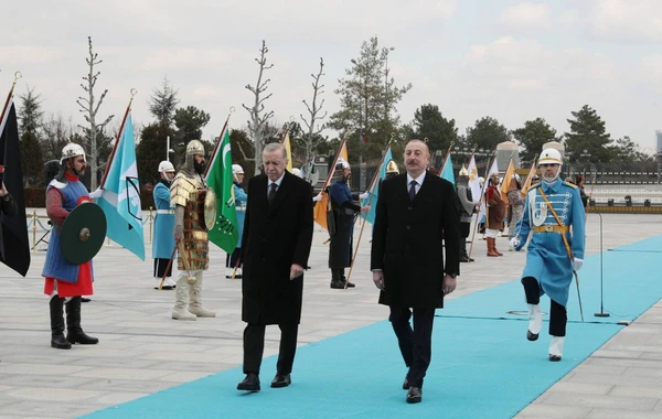 Prezident İlham Əliyevin Ankarada rəsmi qarşılanma mərasimi keçirilib - YENİLƏNİB - FOTO\VİDEO