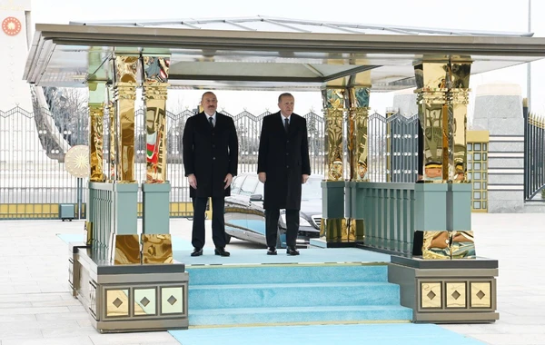 Prezident İlham Əliyevin Ankarada rəsmi qarşılanma mərasimi keçirilib - YENİLƏNİB - FOTO\VİDEO