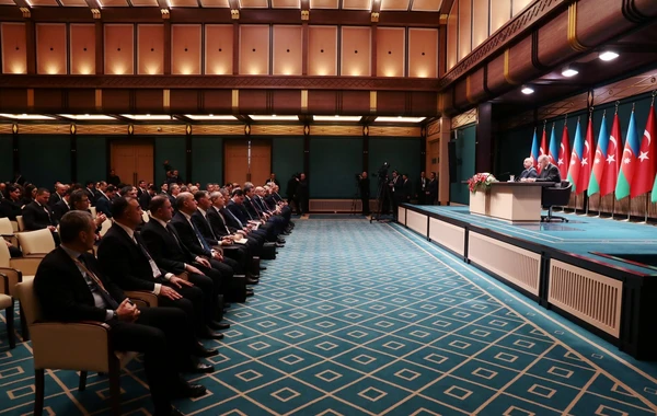 İlham Əliyev və Rəcəb Tayyib Ərdoğan mətbuata bəyanatla çıxış ediblər - YENİLƏNİB - FOTO/VİDEO