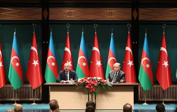İlham Əliyev və Rəcəb Tayyib Ərdoğan mətbuata bəyanatla çıxış ediblər - YENİLƏNİB - FOTO/VİDEO