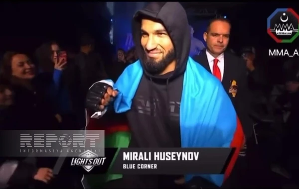 Azərbaycanlı MMA döyüşçüsü ABŞ-də tanınmış idmançını məğlub edib - FOTO/VİDEO