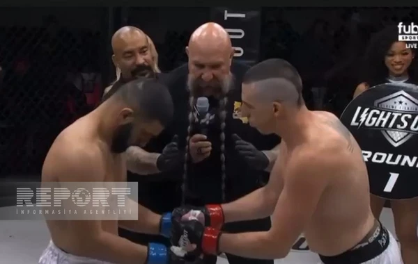 Азербайджанский спортсмен одолел известного бойца ММА из США - ФОТО/ВИДЕО