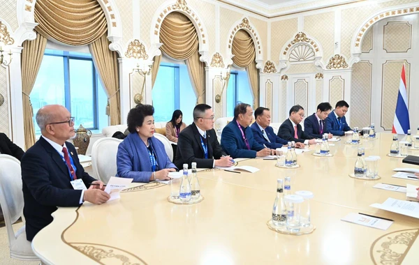 Sahibə Qafarova Tailand Krallığının Milli Assambleyasının prezidenti ilə görüşüb - FOTO