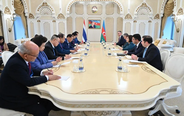 Sahibə Qafarova Tailand Krallığının Milli Assambleyasının prezidenti ilə görüşüb - FOTO