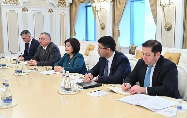 Sahibə Qafarova Tailand Krallığının Milli Assambleyasının prezidenti ilə görüşüb - FOTO