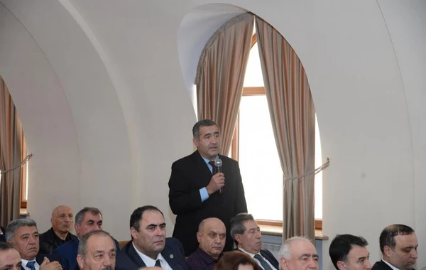 Qərbi Azərbaycanın rayonları və kəndləri üzrə icma sədrlərinin ilk toplantısı keçirilib - FOTO