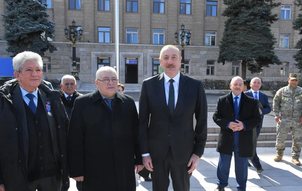 Ильхам Алиев заложил фундамент мемориала жертвам Ходжалинского геноцида - ОБНОВЛЕНО + ФОТО