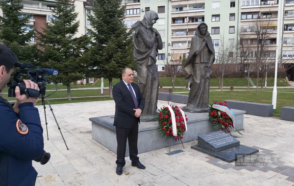 Sarayevoda Xocalı soyqırımı qurbanlarının xatirəsi anılıb - FOTO
