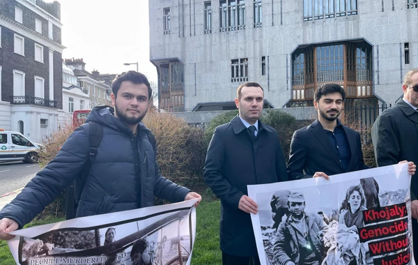 Londonda Xocalı soyqırımı qurbanlarının xatirəsi yad edilib - FOTO