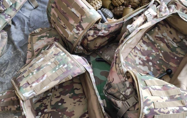 В Ханкенди в подвале детского сада обнаружен дрон, 29 автоматов и 416 гранат - ФОТО