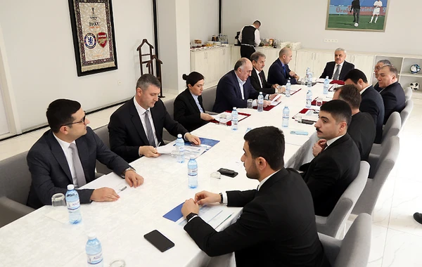 Sabiq XİN rəhbəri Emar Məmmədyarov AFFA-nın iclasında - FOTO