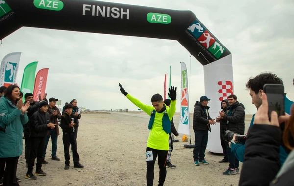 Xankəndi – Bakı ultra marafonunun 3-cü mərhələsi Hacıqabulda başa çatıb - FOTO