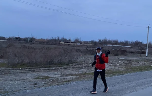 Xankəndi – Bakı ultra marafonunun 3-cü mərhələsi Hacıqabulda başa çatıb - FOTO