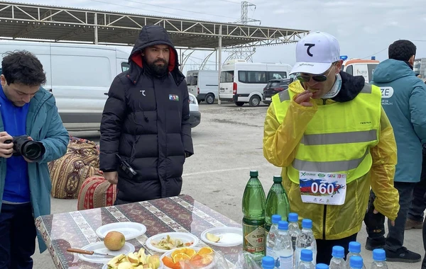 Xankəndi – Bakı ultra marafonunun 3-cü mərhələsi Hacıqabulda başa çatıb - FOTO