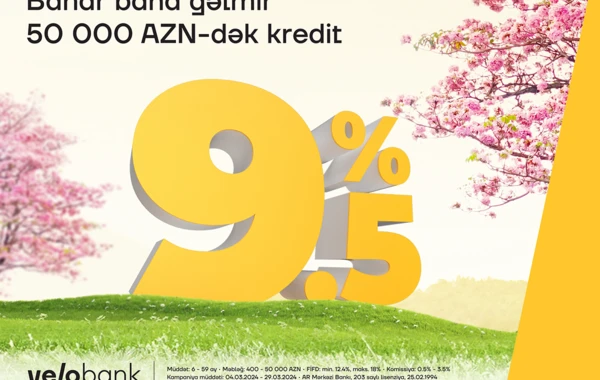 Yelo Bank ilə xəyallarını bu bahar gerçəkləşdir!