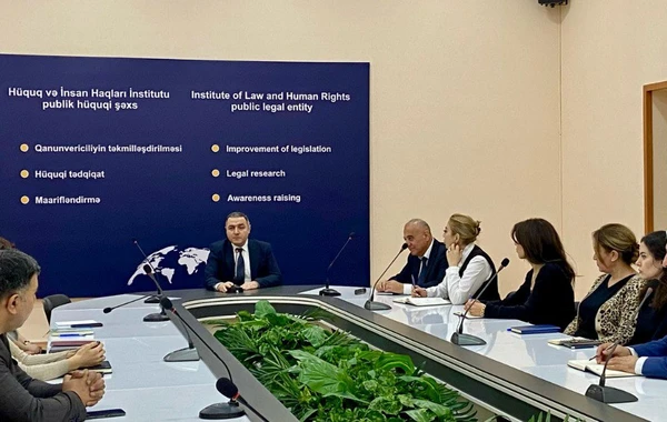 Hüquq və İnsan Haqları İnstitutunun İdarə Heyəti sədrinin müavini vəzifəsinə yeni təyinat olub - FOTO