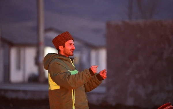 Xocalıda uzun illərdən sonra Od çərşənbəsi tonqalı qalanıb - FOTO/VİDEO