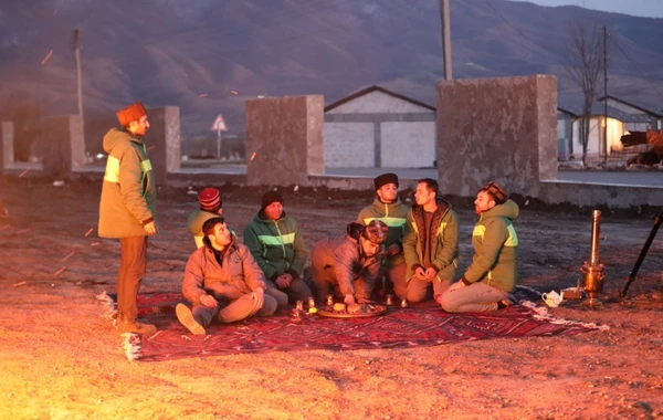 Xocalıda uzun illərdən sonra Od çərşənbəsi tonqalı qalanıb - FOTO/VİDEO