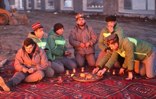 Xocalıda uzun illərdən sonra Od çərşənbəsi tonqalı qalanıb - FOTO/VİDEO